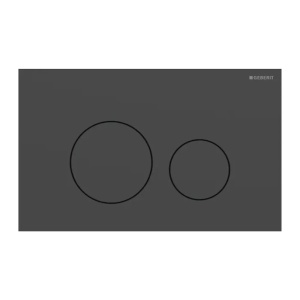 Clapeta de actionare vas WC incastrat Geberit Sigma40 Slim negru finisaj mat