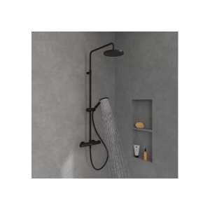 Coloana de dus cu baterie termostatata Villeroy&Boch Universal finisaj negru mat - Img 2