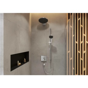 Cot de iesire dus Hansgrohe Fixfit E negru mat - Img 4