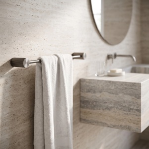 Cuier de baie, suport prosop Rea SOLO Titan 64101 - Img 3