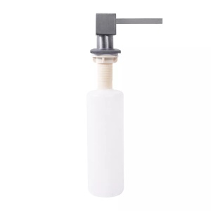 Dozator de săpun REA Square nickel brush INOX - Img 3