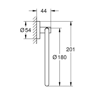 Inel portprosop Grohe Essentials crom periat Supersteel - Img 2