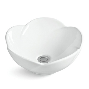 Lavoar De Blat PRO ROSE, Dimensiuni 40 x 40 x 17 cm, Forma Ovala, Ceramica Sanitara, Alb - Img 2