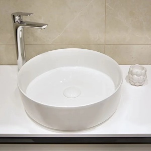 Lavoar pe blat alb Fluminia Alice 40 cm - Img 2