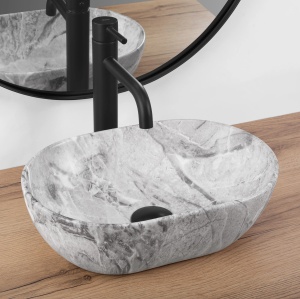 Lavoar pe blat Rea AMELIA MINI STONE MATT - Img 1