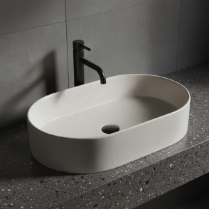 Lavoar pe blat Rea Nadia 60 Sandy mat 60 cm - Img 4
