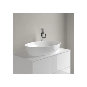 Lavoar pe blat Villeroy&Boch Artis TitanCeram alb Alpin CeramicPlus 61x41 cm - Img 3