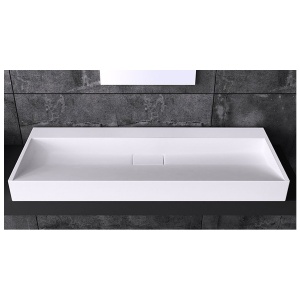 Lavoar Pentru Blat DEXTER Cu 1 Orificiu Sau Fara orificiu Pentru Robinet, Dimensiuni La Alegere, Alb - Img 10