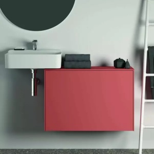 Lavoar suspendat Ideal Standard Atelier Conca alb lucios cu orificiu baterie si preaplin 40 cm - Img 6
