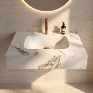 Lavoar suspendat REA Aresa Cold Jade 70 - Img 3