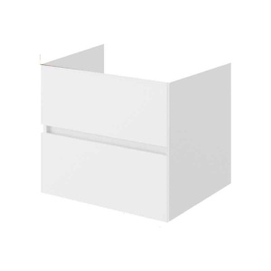 Mobilier pentru lavoar pe blat Fluminia Genova alb lucios 60 cm