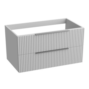 Mobilier pentru lavoar suspendat Spectrum Omaha 80 alb mat riflat 80.5 cm