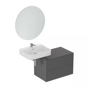 Oglinda cu iluminare LED Ideal Standard Atelier Conca rotunda 80 cm - Img 3