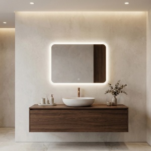Oglindă de baie cu LED 80x60 cm TOP-3 - Img 6
