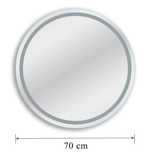 Oglinda de baie cu LED in 3 culori si dezaburire Izyda 80 cm - Img 16