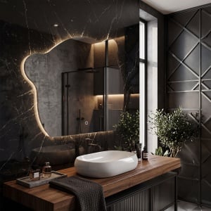 Oglinda de baie cu LED YH-BL-3 70 x 85 cm - Img 10