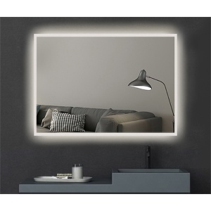 Oglinda dreptunghiulara Fluminia Siza cu iluminare LED si dezaburire