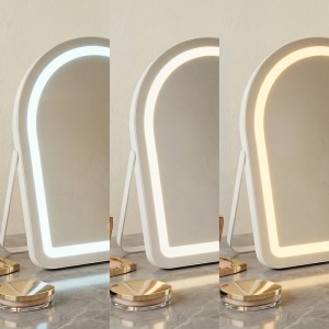 Oglindă LED pentru make-up REA Glam White 40x45cm - Img 7