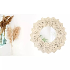 Oglinda perete Boho 55CM 322049 - Img 3