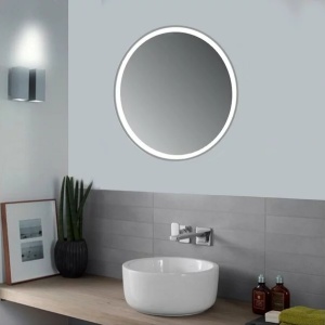 Oglinda rotunda Fluminia Cleo cu led si touch senzitiv - Img 2