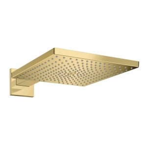 Palarie si brat de dus Hansgrohe Raindance Select E 300 auriu lucios