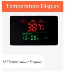 Panel de dus PRO 19,multifunctional,cu led,negru,ecran digital,efect de ploaie,jeturi spa - Img 2