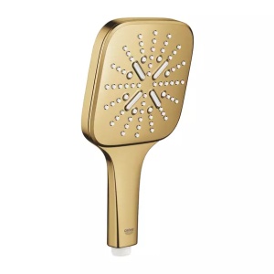 Para de dus Grohe Rainshower SmartActive 130 Cube 3 functii auriu periat Cool Sunrise - Img 1