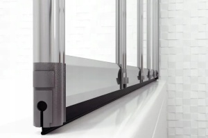 Paravan Cada REA IDEA 120, 140 Inaltime, 120 Cm Latime, Pliabil 5 Elemente, Grosime Sticla 4mm - Img 8