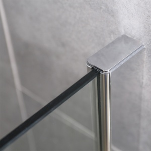 Perete de dus Walk-in SH07C, Dimensiune 90cm, Sticla securizata 8mm, Culoare Crom - Img 3