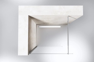 Perete Dus Walk-In, PRO FB11 TRANSPARENT, Sticla Securizata 8 Mm, Dimensiune la alegere - Img 6