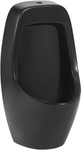 Pisoar suspendat negru mat Pro Oliver 69 x 38 cm