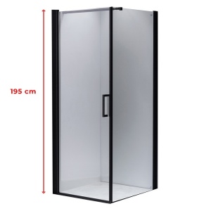 Profil de extensie negru P03B pentru cabinele de dus KZ3190, BS04, BS04, BS05, BS08 - Img 5