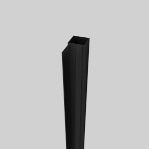Profil de extensie pentru cabine de duș KZ04, KZ05, KZ06 și KZ07, finisaj negru mat, model P02B - Img 2