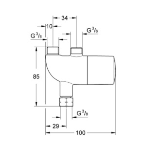 Protectie termica impotriva oparirii Grohe Grohotherm Micro - Img 2