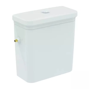 Rezervor pe vas WC Ideal Standard Atelier Calla cu alimentare laterala alb lucios - Img 1