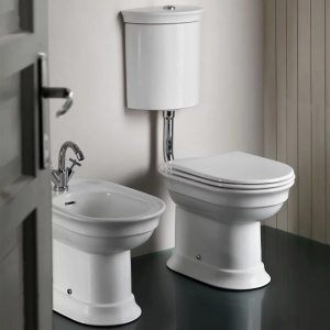Rezervor pentru vas wc Hatria Dolcevita la semi inaltime alb - Img 3