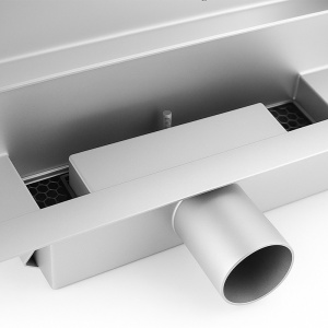 Rigola de duș liniară cu sifon fix si montaj pe perete Wall DL09 70 cm – Inox - Img 16