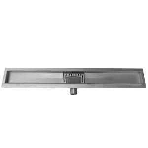 Rigola de duș liniară cu sifon fix și randament ridicat Classic DL01 100 cm – Inox - Img 16
