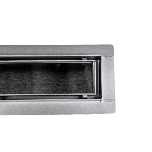 Rigola de duș liniară cu sifon fix și randament ridicat Slim DL01 50 cm – Inox - Img 10