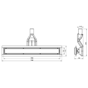 Rigola de duș liniară cu sifon rotativ 360 și randament ridicat Fix DL05 70 cm – Negru - Img 19