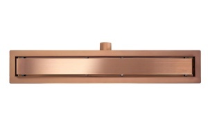 Rigola dus liniara Rea Neox Brush Copper 70 cm - Img 4
