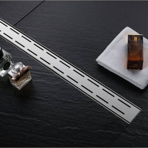 Rigola scurgere dus, REA LINE Chrome, dimensiuni intre 90,100 cm, completa, inox inoxidabil - Img 1