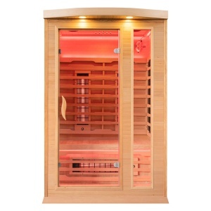 Sauna cu infrarosu MO-A2 PR, 120 x 105 x 190 cm pentru 2 persoane - Img 4