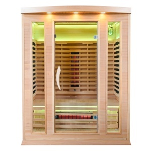 Sauna cu infrarosu MO-A3R LUX, pentru 3 persoane 150 x x105 x 190 cm - Img 5