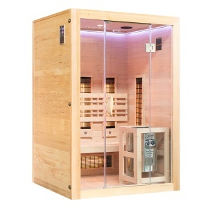Sauna finlandeza cu infrarosu MO-SW2 COMBO si soba Harvia 3.5 kW 130 x 110 x 190 cm - Img 5