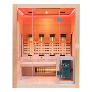 Sauna finlandeza cu infrarosu MO-SW3 COMBO si soba Harvia 4.5 kW, 150 x 120 x 190 cm - Img 17