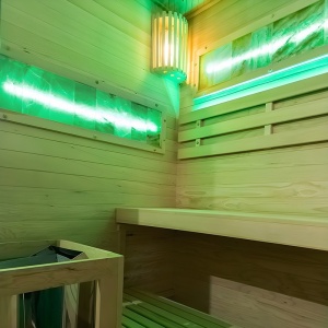 Sauna finlandeza cu temperatura inalta si argaz Harvia 3.5kW, 120 x 120 cm pentru doua persoane - Img 15