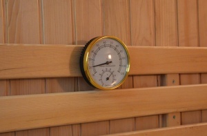 Sauna finlandeza cu temperatura inalta si soba Harvia 3.5kW pentru 2 persoane EA2S 150 x 110 cm - Img 2