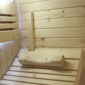 Sauna finlandeza pentru gradina cu soba Molde pentru 2-4 persoane, 180 x 200 cm - Img 12