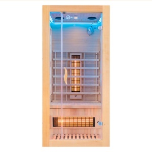 Sauna uscata cu infrarosu si cu piatra sarata pentru 1 persoana EA1RS 90 x 90 cm - Img 3